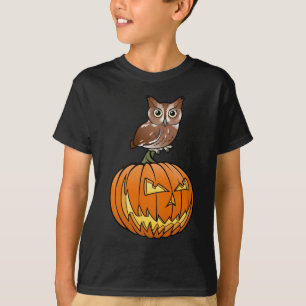 Uil van de Doordringende kreet van Halloween de T-shirt