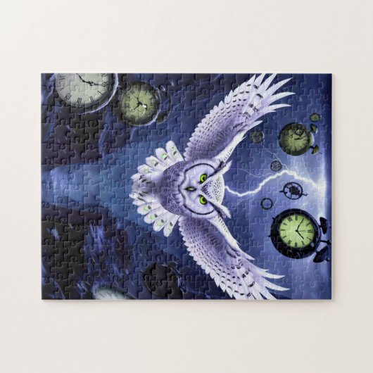 Uil van de tijd in Chasm Legpuzzel (Horizontaal)