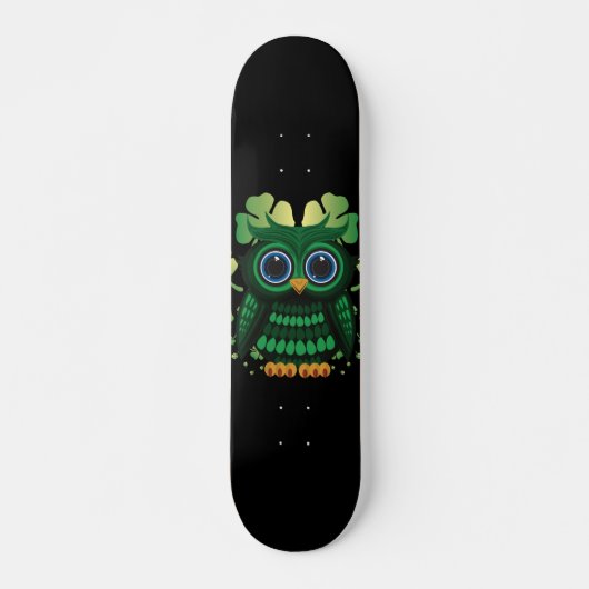 Uil van Sint-Patrick Persoonlijk Skateboard (Voorkant)