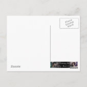 Uil van vriendschap en feeënansichtkaart briefkaart (Achterkant)