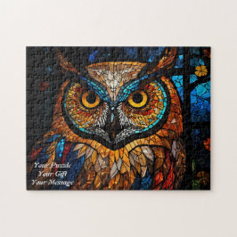 Uil van wijsheid legpuzzel