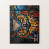 Uil van wijsheid legpuzzel (Verticaal)