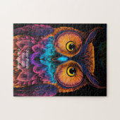 Uil van wijsheid legpuzzel (Horizontaal)