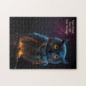 Uil van wijsheid legpuzzel (Horizontaal)