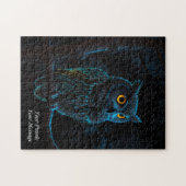 Uil van wijsheid legpuzzel (Horizontaal)