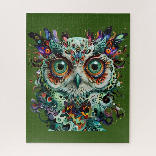 Uil van wijsheid legpuzzel (Verticaal)