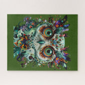 Uil van wijsheid legpuzzel (Horizontaal)