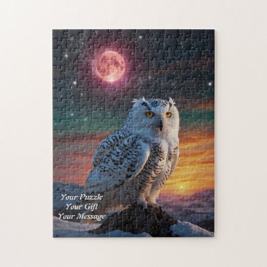 Uil van wijsheid legpuzzel (Verticaal)