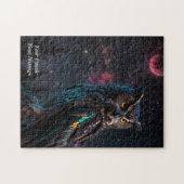 Uil van wijsheid legpuzzel (Horizontaal)