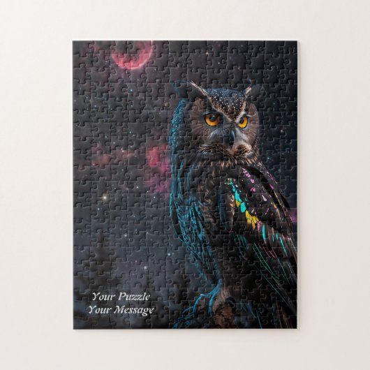 Uil van wijsheid legpuzzel (Verticaal)