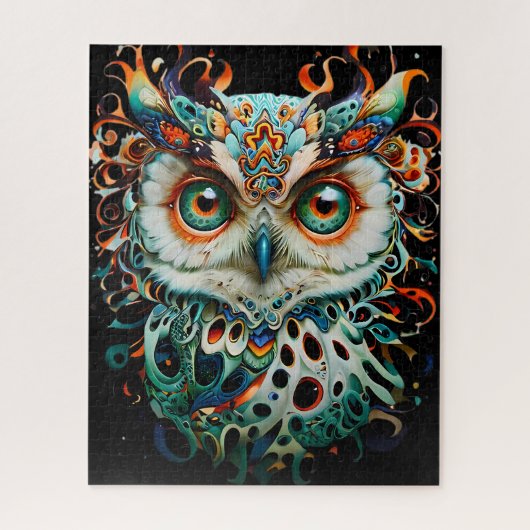 Uil van wijsheid legpuzzel (Verticaal)