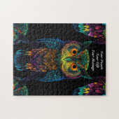 Uil van wijsheid legpuzzel (Horizontaal)