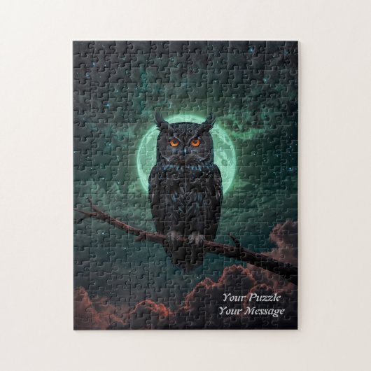Uil van wijsheid legpuzzel (Verticaal)