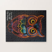 Uil van wijsheid legpuzzel (Horizontaal)