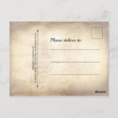 Uil verjaardag magische dank u briefkaart (Achterkant)