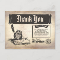 Uil verjaardag magische dank u