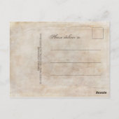 Uil verjaardag magische dank u briefkaart (Achterkant)