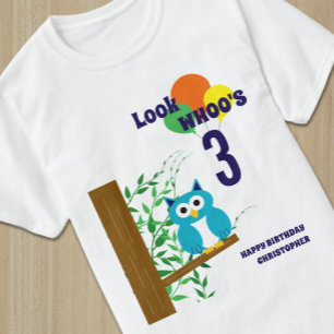Uil Verjaardag T-shirt