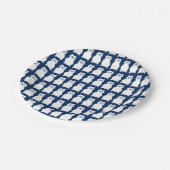 Uil verjaardagsfeestje papieren bordje (Gekanteld)