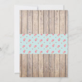 Uil verjaardagsfeestje uitnodiging (Achterkant)