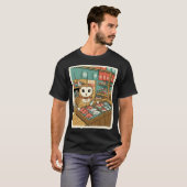 Uil Vis Markt Kawaii T-shirt (Voorkant volledig)