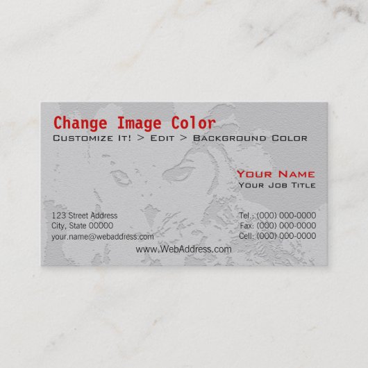 Uil Visitekaartje (Voorkant)