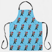 Uil Vliegen met Hartballonnen in Parijs Schort (Voorkant)