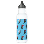 Uil Vliegen met Hartballonnen in Parijs Waterfles (Links)