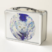 Uil Vliegende Snowy Maureen Girard Kennislunch (Achterkant)