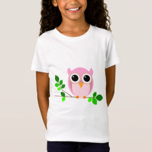 Uil, vogel, tak t-shirt