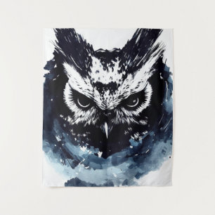 Uil Vogel Wild Natuur Gratis Spirit Brush Schilder Wandkleed