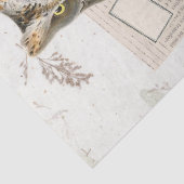 Uil Vogel Woodland Mushroom Ephemera Decoupage Tissuepapier (Detail)