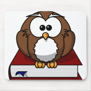 Uil Vogelboek Wijze Natuur Karakter Wild Wisdom Muismat