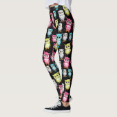 Uil Vogels Cute Ontwerp Leggings (Links)