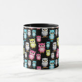 Uil Vogels Cute Ontwerp Mok (Midden)