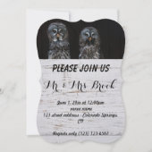 Uil Vogels Liefde Takken Bestemming Bestemming's Kaart (Voorkant)