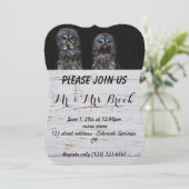 Uil Vogels Liefde Takken Bestemming Bestemming's Kaart (Staand voorkant)