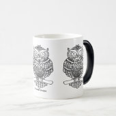 Uil - Vormveranderende mok (330ml) (Voorkant rechts)