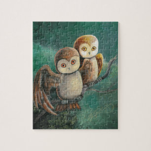 Uil vrienden uil kunst legpuzzel