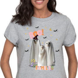 Uil-vrouw familie Halloween T-shirt