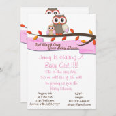 Uil Watch Over Baby shower Verjaardagsfeestje Uitn Kaart (Voorkant / Achterkant)