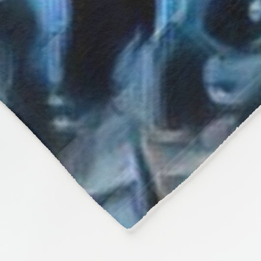 Uil wees hier warm in fleece deken (Hoek)