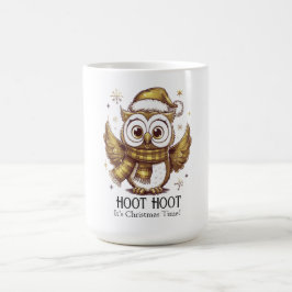 Uil Wees thuis voor Kerstmis Koffiemok