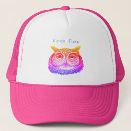 Uil Wijsheid Hoofd Yoga Mediteren Trucker Pet