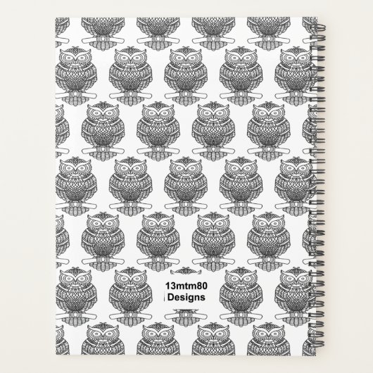 Uil (wit) - Planner (Achterkant)