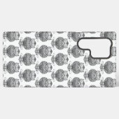 Uil (wit) - Samsung Case Galaxy Hoesje (Achterkant horizontaal)