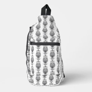 Uil (wit) - Schoudertas Sling Bag
