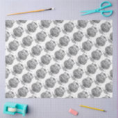 Uil (wit) - Weefselpapier Tissuepapier (Craft)