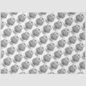 Uil (wit) - Weefselpapier Tissuepapier (Voorkant)