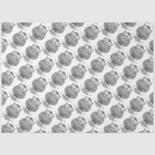 Uil (wit) - Weefselpapier Tissuepapier